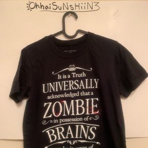 Hot Topic Pride & Prejudice & Zombies Shirt